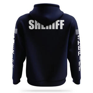 Sudadera con capucha SHERIFF Performance con estampado personalizado de última colección para hombre, sudaderas con capucha de entrenamiento cálido para invierno, peso pesado - Product Image 2
