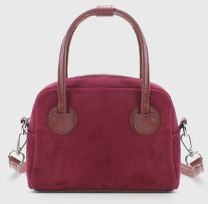 กระเป๋าโบว์ลิ่งผู้หญิงคุณภาพสูง หนัง PU รับทำโลโก้ แฟชั่น ซิป กระเป๋าสะพายไหล่ บุผ้าแคนวาส ราคาโรงงาน - Product Image 1