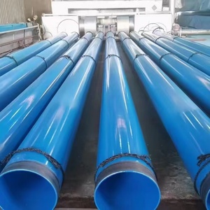 OD: 35 - 3620 mm, WT: 2 - 60 mm, color customizable. Fire-resistant, natural gas, petrochemical, plastic-coated steel pipe. - Product Image 3