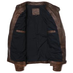 Nuevas chaquetas de cuero para hombre, chaqueta informal de otoño para motocicleta, abrigos de cuero para motorista, ropa de marca, chaqueta para hombre, envío DDP - Product Image 1