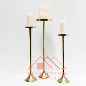 Hot Selling Metal Candle Stand and Holder Set for Indoor Home Arrangements for Christmas and Easter - Product Image 1