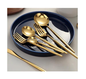 Vente chaude Design Moderne Métal En Acier Inoxydable Couverts Ensemble Couverts Dans Le Dîner Vaisselle Disponible Dans Des Tailles Personnalisées - Product Image 3