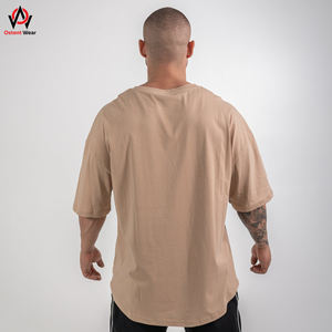 Camiseta informal de verano con cuello redondo para hombre, camisetas de alta calidad para hombre, manga corta, Color sólido, ligero, ajuste de gran tamaño, precio barato - Product Image 2