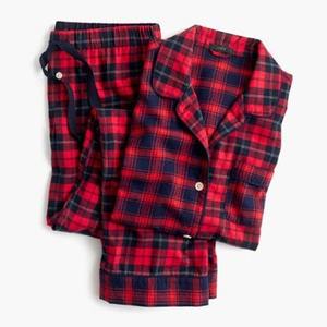<b>Women's</b> Classic 2-Piece Plaid <b>Pajama</b> Set Long Sleeve Button-Down Top and Elastic Waist Bottom <b>for</b> <b>Summer</b> and Autumn Sleepwear - Product Image 2