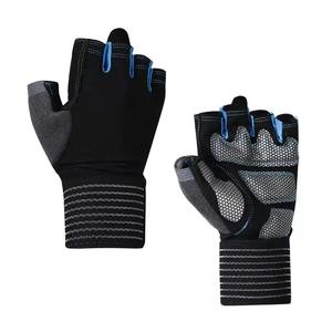 Gants de fitness en cuir personnalisés de qualité supérieure, antidérapants, extensibles, demi-doigts, vente en gros, meilleur prix, matériaux de la meilleure qualité - Product Image 3