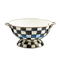 Ensemble de bols et cuillères à salade de luxe, modernes, décoratifs, en métal argenté poli, écologiques, certifiés CE, pour hôtel