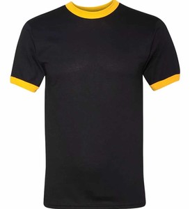 Hombres Core Cotton Ringer Camisetas Cómodas Ringer Camisetas - Product Image 4