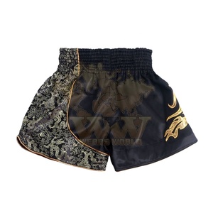 Pantalones Cortos de Muay Thai y Kickboxing Personalizados con Impresión Digital, Unisex, para Adultos - Product Image 1