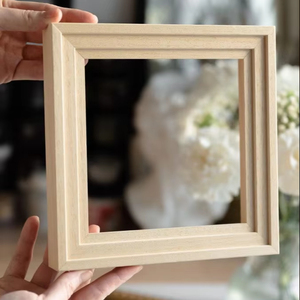 CADRE À PHOTO EN BOIS PERSONNALISÉ CADRE PHOTO MARRON Cadres Photo Rustiques En Bois Massif Affichage pour Décoration Murale - Product Image 1