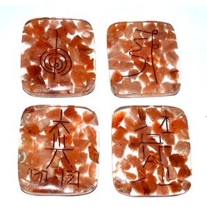 หินเรกิสำหรับการทำสมาธิโรสควอตซ์เรกิหิน1-2รูปไข่ชุด - Product Image 6