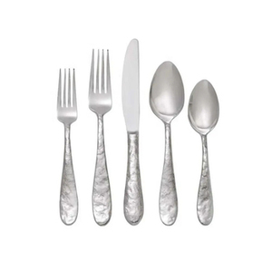 Maravilloso juego de cubiertos de acero inoxidable Chapado en plata Cubiertos elegantes Vajilla Ideal para bodas y ocasiones especiales - Product Image 1