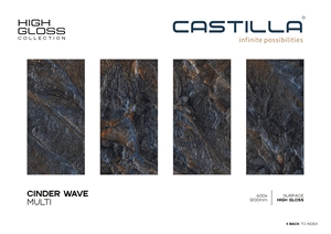 Baldosas de piso modernas antideslizantes para interiores de casa, 600x1200mm, alto brillo pulido, Onda de ceniza, textura sólida vitrificada MULTI para - Product Image 2