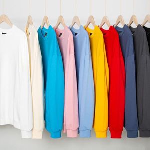 Bajo MOQ Precio barato Multi Color Ligero 260 GSM Sudadera con capucha Poliéster en blanco Hombro caído Sudadera con capucha unisex - Product Image 4