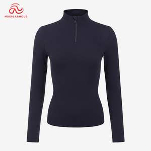 Camisa de equitación Fabricante de ropa ecuestre Camisa Polo de carreras Capa base ecuestre Tops de impresión por sublimación para mujeres - Product Image 1