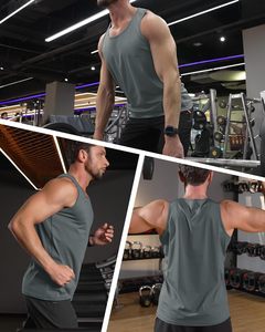 <b>Men's</b> UPF 50+ Tank Top Quick Dry Summer Workout Muscle Sleeveless <b>Shirts</b> for <b>Swim</b> Beach Bodybuilding - Product Image 6