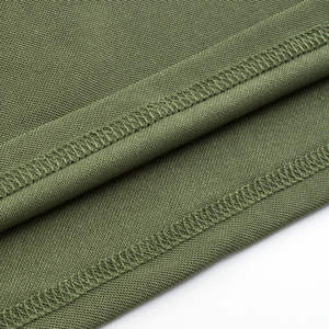 Plain Loose Fit Camiseta de algodón de manga corta con cuello redondo para hombre - Product Image 5