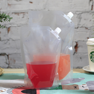 <span class=keywords><strong>2025</strong></span> tùy chỉnh chất lỏng trong suốt Túi vòi đứng lên nước giải khát nhựa gói túi với vòi nước uống Túi - Product Image 5