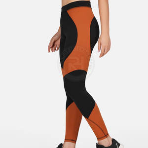 Leggings de fitness sans couture pour femmes de haute qualité vêtements de sport respirants avec taille moyenne Style décontracté en vente - Product Image 3
