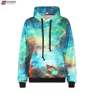 OEM Custom Printed Men's Basics 100% Cotton <b>Fleece</b> Eco-Friendly Oversize Pullover Hoodie Streetwear with Sublimation Technique - Product Image 3