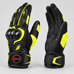 Gants de moto tendance fabriqués avec des matériaux durables, offrant un ajustement confortable, une forte adhérence et idéaux pour la conduite. - Product Image 4