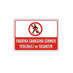 Factory Grounds Traffic Safety Sign Reflective Caution Sign <b>Board</b> Prohibited Entry - Product Image 1