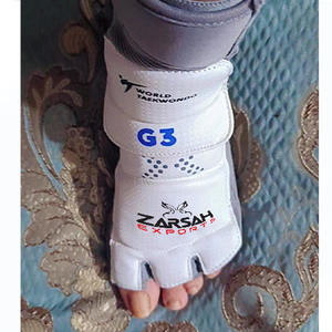 Chaussettes de Taekwondo en cuir à semelle souple, respirantes et durables, équipement de protection imperméable pour l'entraînement - Product Image 5