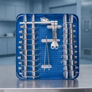 Juego de Instrumentos Quirúrgicos Ortopédicos de Acero Inoxidable Alemán para Cirugía Manual de Columna Vertebral, Caja de Esterilización - Product Image 4