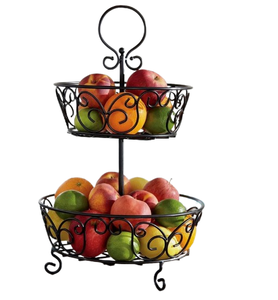 Corbeille à fruits décorative Ustensiles de cuisine design Panier de rangement pour fruits Nouveau design Panier en fer fait main pour le stockage des fruits - Product Image 5