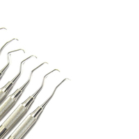 Racleur manuel pour tartre dentaire, éliminateur de plaque, scalpel / explorateur professionnel en acier inoxydable réutilisable, certifié CE classe I