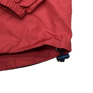 Chaqueta Cortavientos Vintage Roja y Blanca con Capucha, Chaqueta Cortavientos Deportiva de Nailon con Cremallera Completa para Hombre - Product Image 3