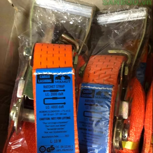 Fournisseur Orange de crochets en J en polyester tissé Sangles à cliquet Sangles d'arrimage au Vietnam Sangles en polyester tissé de qualité supérieure - Product Image 1