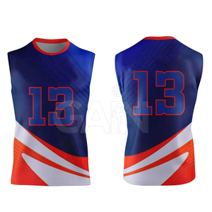 Créez Votre Propre Logo Personnalisé - Uniformes de Football Américain 7 contre 7 pour Hommes - Haute Qualité, Respirant, Séchage Rapide, Sans Manches, 100% Polyester, Nom d'Équipe Personnalisé - Product Image 2