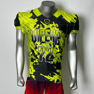 Maillot de football américain personnalisé 2026, imprimé par sublimation, nom/numéro d'équipe personnalisé, logo personnalisé, maillot de football américain respirant - Product Image 1