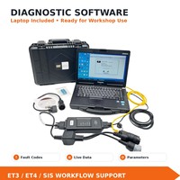 Alat Diagnostik Perangkat Lunak SIS ET3 ET4 dengan Laptop untuk Servis Mesin Konstruksi dan Pemecahan Masalah Peralatan Berat