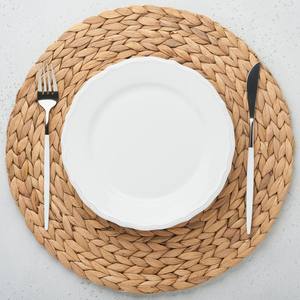 New design water hyacinth <b>placemat</b> table plate charger <b>for</b> <b>christmas</b> holiday parties decor - Product Image 4