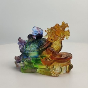 Cristal Xuanwu estatuilla pequeño ornamento Feng Shui bestia estilo chino artesanía hogar sala de estar decoración riqueza guardián - Product Image 4