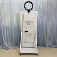 43-Zoll-Display Faltbarer Spiegel Fotoautomat 65-Zoll Tragbarer Fotoautomat mit Trageriemen