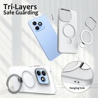 Étui de protection pour Honor X5c / X5c Plus / X5d 4G Gen1.5 avec support pivotant, coque hybride TPU PC