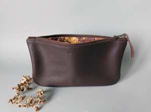 Petit sac à cosmétiques Pochette de maquillage en cuir imperméable Mini sac à monnaie de voyage LCB-0106 - Product Image 5