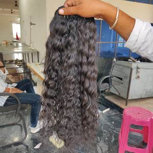 Extensions de cheveux vierges indiennes 100% Remy, cuticules alignées, tissage complet en dentelle, haute qualité, ondulées, cheveux naturels non traités, cheveux humains bruts - Product Image 5