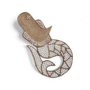 Arte de Pared Bohemio Hecho a Mano con Materiales Naturales, Decoración para Cuarto de Bebé y Hogar, de Vietnam - Product Image 2