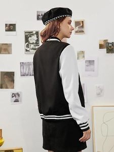 เสื้อแจ็กเก็ตด้านหน้าระบายอากาศได้ดีเสื้อสเวตเตอร์ถักลายหนังวัวปักเลื่อมลายสีพื้นสำหรับฤดูหนาว - Product Image 3