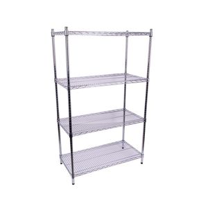 ชั้นวางลวดโลหะโครเมี่ยมสามชั้น - Product Image 1