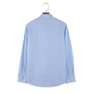 Hot <b>Sale</b> Plus Size Men's Formal Shirts Dripping Solid Color Strip Slim Fit Long Sleeve Casual Yarn Dyed Shirt - Product Image 2