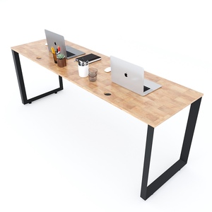 Modern 200x60cm Wood Rubberwood Office <b>Desk</b> HBTG005 - Product Image 3
