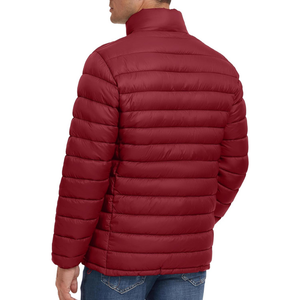 Winter Custom Logo Design Bomber Puffer <b>Jackets</b> <b>Warm</b> Thick Hooded Quilted Outerwear Insulated <b>Jacket</b> for <b>Men</b> - Product Image 2