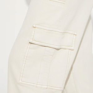 Pantalon cargo pour femmes, taille grande, respirant, léger, nouvelle arrivée, vêtements décontractés, pantalon cargo évasé en molleton pour femmes - Product Image 4