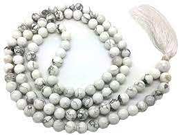 High Quality Stone Mala Howlite Beads <b>Healing</b> Natural Mala <b>Crystal</b> <b>Necklace</b> Beads 108 Natural Gemstone <b>Crystal</b> Mala Wholesalers - Product Image 4