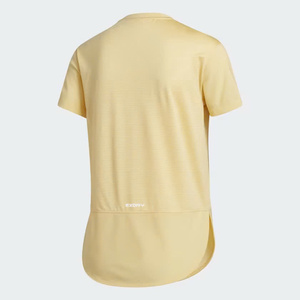 T-shirt sportif léger pour femme Eco Friendly 4 Way Stretch Spandex-Tissu en maille de coton respirant pour la salle de sport d'été - Product Image 6