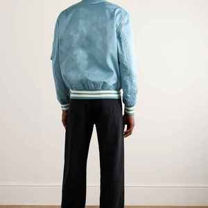 Chaquetas universitarias de satén bordadas personalizadas Chaquetas de béisbol de Letterman personalizadas Chaquetas universitarias - Product Image 2